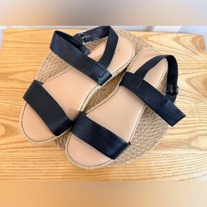 4/$25 • In Every Story Open Toe Buckle Espadrille Sandals‎